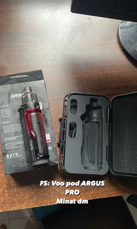 Voo Pod Argus Pro Fullset Elektronik Lainnya Di Carousell