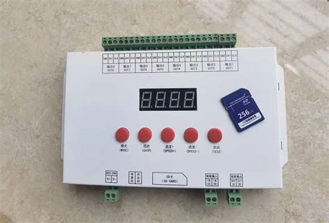 SD Card Programmable Pixel LED Controller 8 Port 8192 Pixels For WS2811