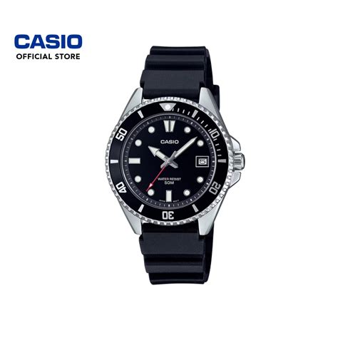 Casio General Mdv A V Black Bio Based Resin Band Men Watch Shopee