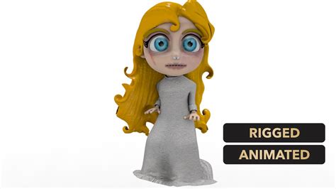 Blonde Zombie D TurboSquid