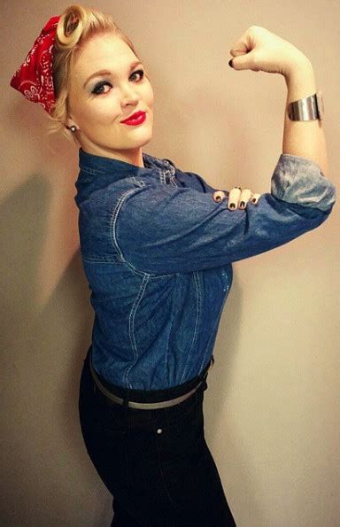 Sexy Rosie The Riveter Halloween Costume