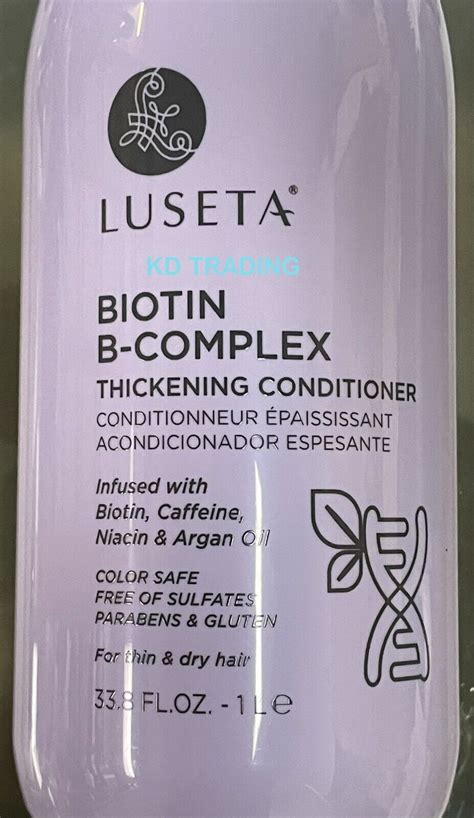 Pk Luseta Biotin B Complex Thickening Shampoo Conditioner Niacin