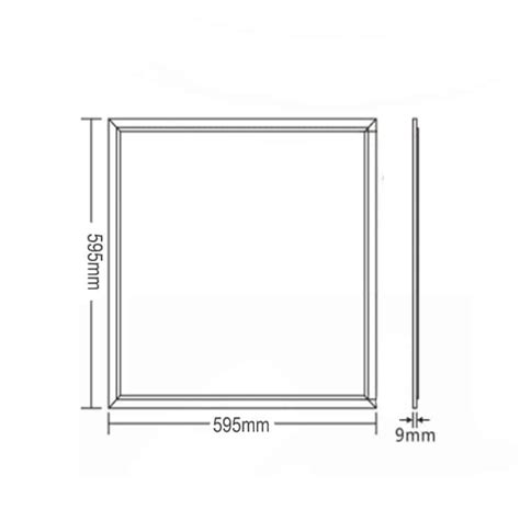 2x2 High CRI Led Panel Light Edge-lit 40W - GRNLED