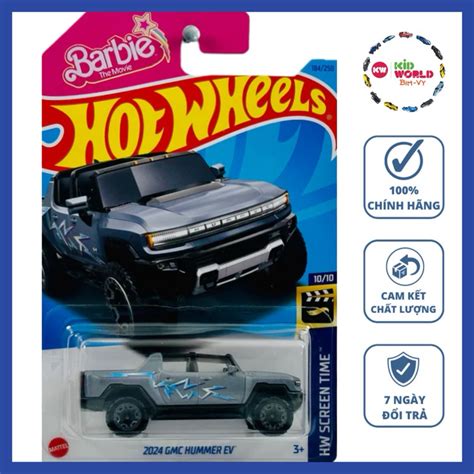Xe mô hình Hot Wheels basic Barbie 2024 GMC Hummer EV HKH13 Shopee Việt Nam