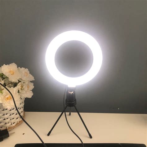 Ring Light De Mesa Iluminador De Led Trip Polegadas Cm Mercado Livre