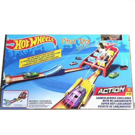 Track Hot Wheels Double Loop Dash Lane Elimination Racer Launch Across Challenge Street Racing