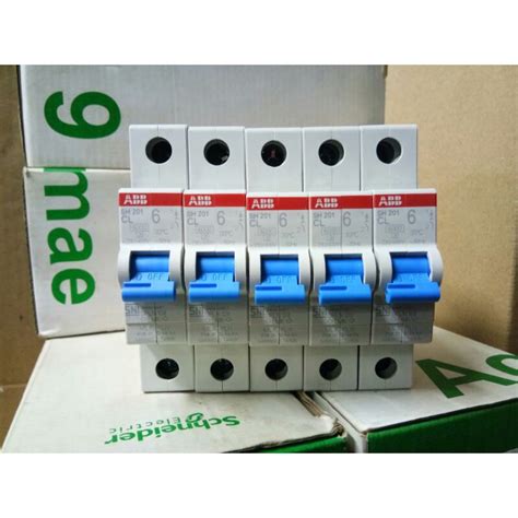 Jual Mcb Abb Pala Biru Pln Phasa Amper Original Shopee Indonesia