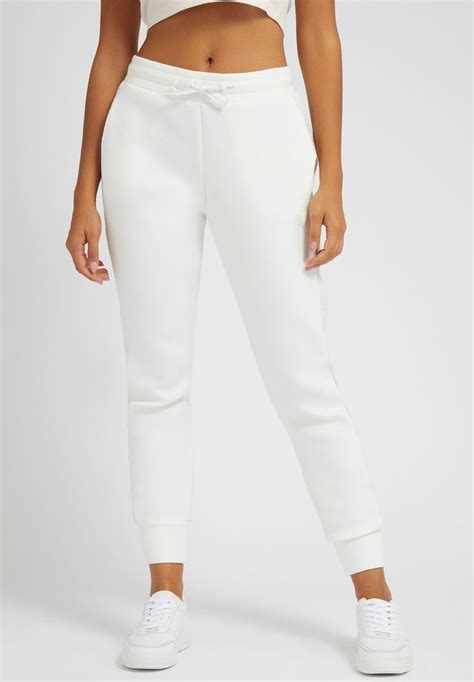 Guess Allie Jogger Jogginghose Weiß Offwhite Zalando Ch