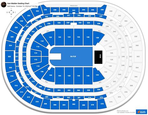 Pepsi Center Concert Seating Chart Cabinets Matttroy