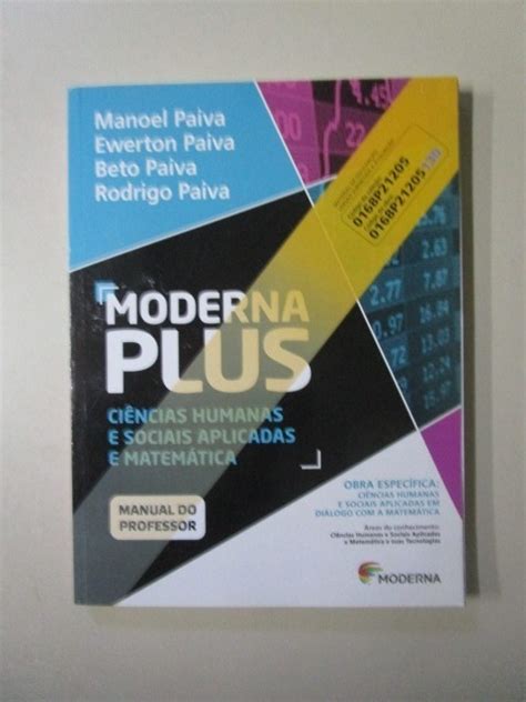 Moderna Plus ciências Humanas E Sociais matemática Paiva MercadoLivre