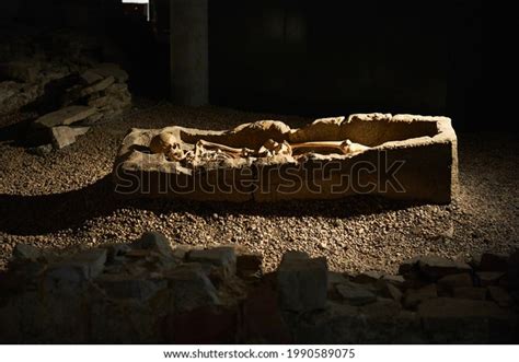 Gijón Spain 5302021 Medieval Skeleton His Stock Photo 1990589075 ...