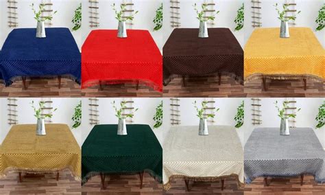 Velvet Table Cover - Velvet Table Linen Latest Price, Manufacturers ...