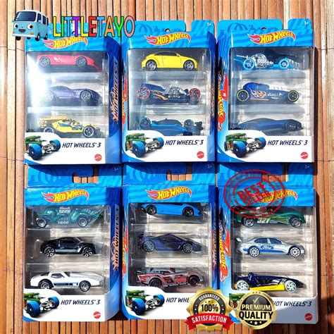 Jual Hot Wheels Giftpack Pcs Mix Lamborghini Vw Volkswagen Beetle Ford Falcon Nissan Skyline