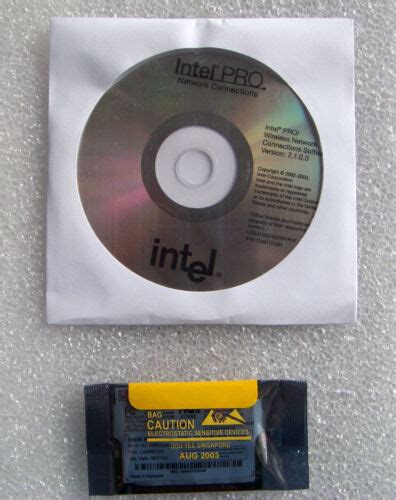 Intel PRO/Wireless LAN 2100 3B Mini-PCI Adapter WM3B2100NAWB( New, Open ...