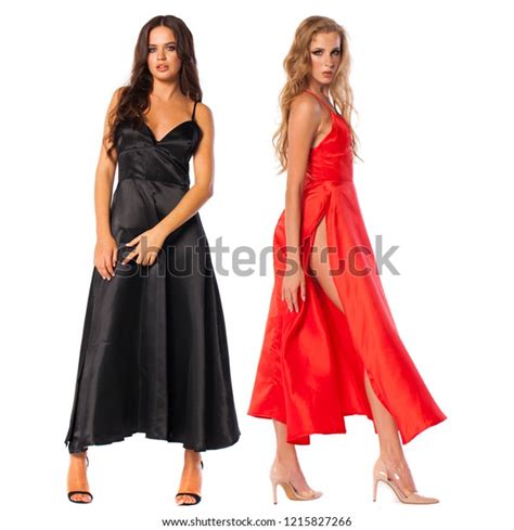 Two Sexy Blonde Brunette Models Full Stock Photo Shutterstock