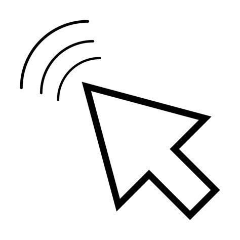 click icon  white background  vector art  vecteezy