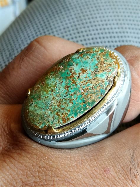 Batu Natural Pirus Persia Turquoise On Carousell