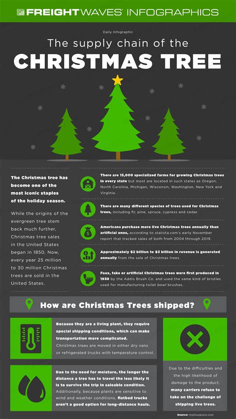 Daily Infographic: The supply chain of the Christmas tree - FreightWaves