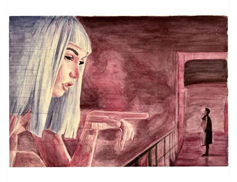 ”you Look Lonely” Blade Runner 2049 Fanart Any Tips For A Watercolor