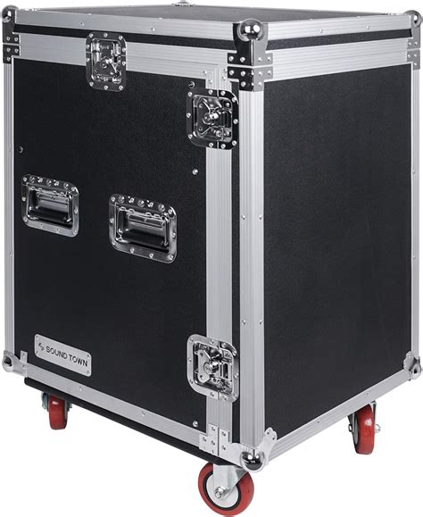 Amazon Sound Town 14U PA DJ Rack Road Case With 11U Slant Mixer