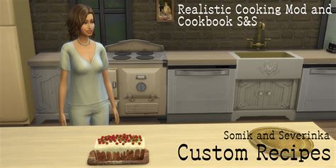 Realistic Cooking Modcookbook S S Black Dahlia The Sims