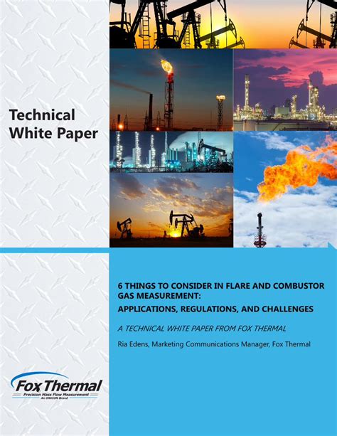 PDF Technical White Paper FLARES VS COMBUSTORS Flare Gas Systems