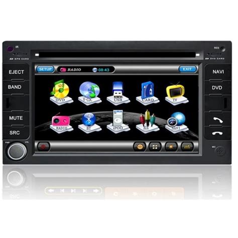 Autoradio HD GPS Pour Peugeot 207 Et 307 Processeur 1GHZ DIVX DVD MP3