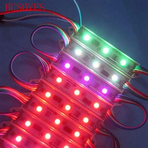 Brand New Dc12v 20pcs 3 Led Led Module Rgb Digital Pixel Ws2801ws2811ucs1903sm16703sh1908