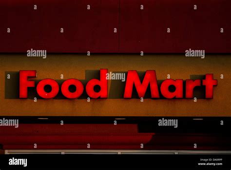 mart sign high resolution stock photography  images alamy