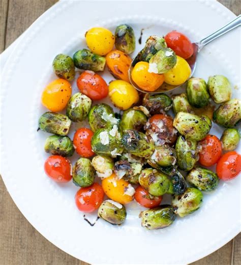 Garlic Roasted Brussels Sprouts And Tomatoes Biointelligent Wellness