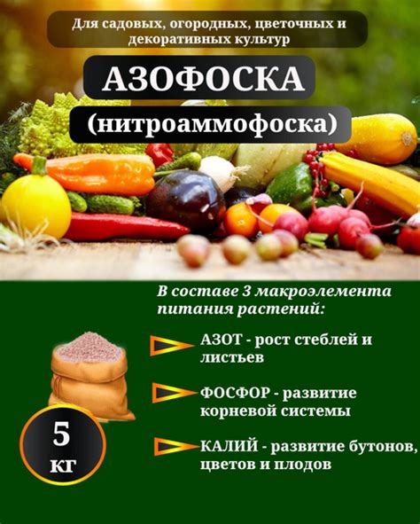 Комплексное минеральное удобрение "Азофоска" 5 кг. - купить с доставкой ...