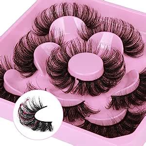 Focipeysa Lashes Mink Fluffy Dramatic False Eyelashes 20mm Long Faux