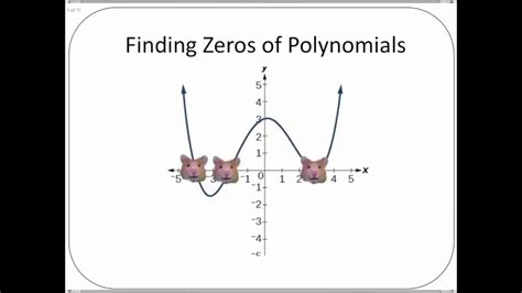 Finding Zeros If Polynomials And Sketching Youtube