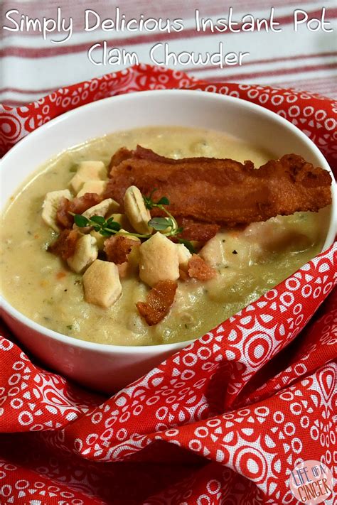 Simply Delicious Instant Pot Clam Chowder