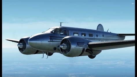 Рейс Москва -- Питер. Бичкрафт Модель 18С. - YouTube