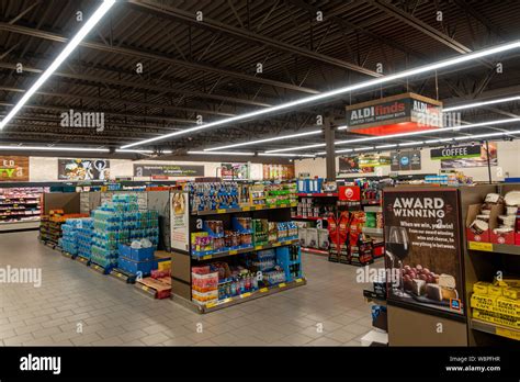 aldi store interior high resolution stock photography  images alamy
