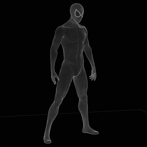 3d Model Spider Man Venom Symbiote Suit V2 Vr Ar Low Poly Cgtrader