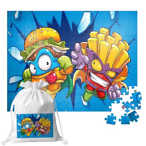 PUZZLE - FIGURKI SUPER ZINGS RÓŻNE WZORY PREZENT DLA DZIECI 252el