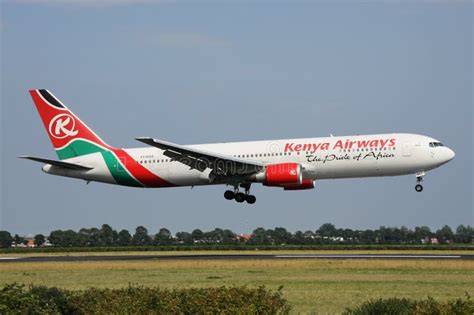 Kenya Airways Boeing Editorial Photography Image Of Plane