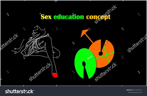 Sex Education Concept Cute Male Female Stock Illustration 1611524311 Shutterstock
