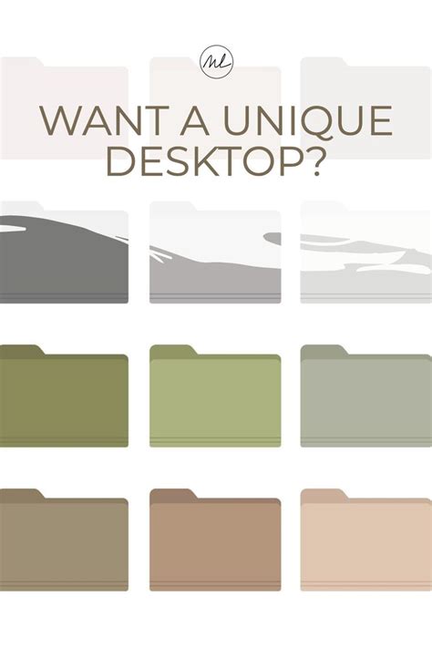 Earth Tone Desktop Folder Icons Mac Os Windows Folder Icon Neutral