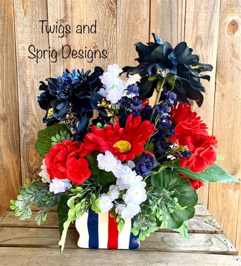 Patriotic Floral Centerpieces