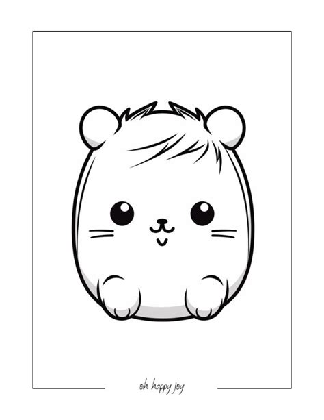 Squishmallow Coloring Pages Oh Happy Joy