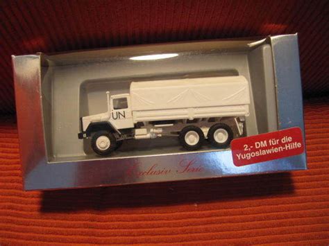 Selten Herpa Exclusiv Magirus Pritsche Plane Un Version Neu