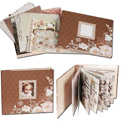 Eno Groet Vintage Fotoalbum Scrapbook Kit Bloem Di Grandado