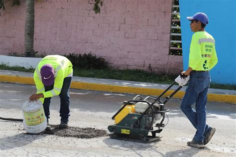 Pone En Marcha Atenea Jornada Emergente De Bacheo Quadratin Quintana Roo