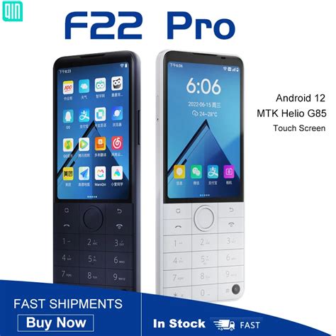 Qin F22 Pro MTK Helio G85 Duoqin Wifi 3.54 Polegada 4GB 64GB Octa Core ...