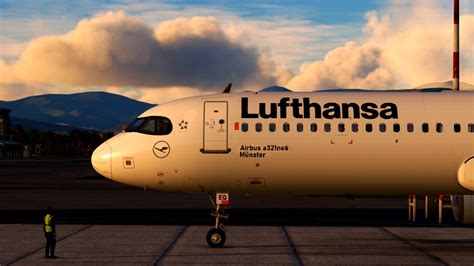 Lufthansa A321neo With Mask D Aieq 8k For Microsoft Flight