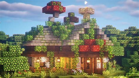 Aesthetic Cottagecore Minecraft House Mushroom Bmp Park