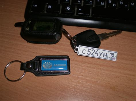 Брелок с номером авто) — Daewoo Nexia (2G), 1,5 л, 2006 года ...